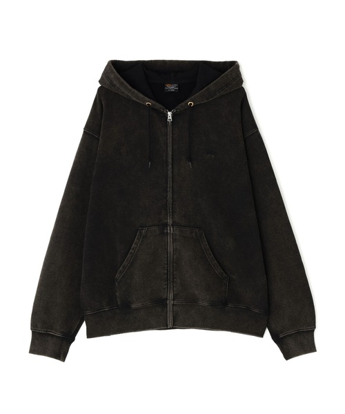 Alpha Industries（アルファインダストリーズ）の「Alpha Industries/アルファインダストリーズ/SNOW WASH ZIP HOODIE/スノー ウォッシュ ジップ フーディー（パーカー・メンズ・ネイビー/その他5/グレー/ブラック/オリーブ系・L/M/S/XL/2XL）」の6枚目の写真