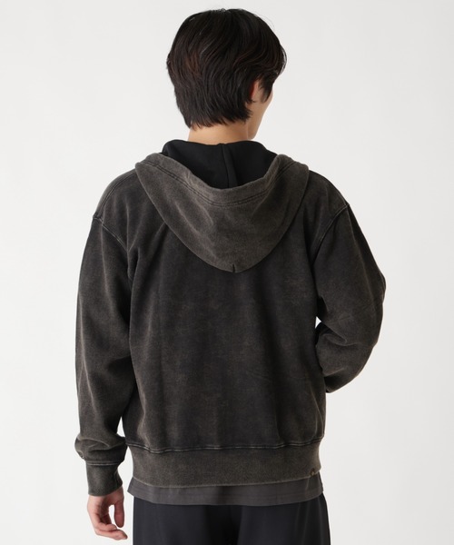 Alpha Industries（アルファインダストリーズ）の「Alpha Industries/アルファインダストリーズ/SNOW WASH ZIP HOODIE/スノー ウォッシュ ジップ フーディー（パーカー・メンズ・ネイビー/その他5/グレー/ブラック/オリーブ系・L/M/S/XL/2XL）」の10枚目の写真