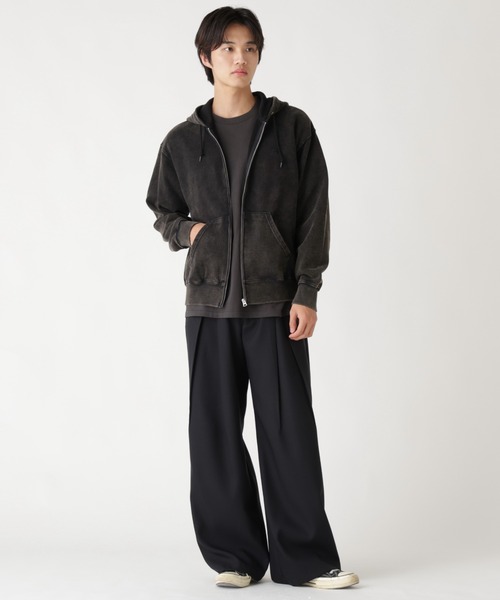 Alpha Industries（アルファインダストリーズ）の「Alpha Industries/アルファインダストリーズ/SNOW WASH ZIP HOODIE/スノー ウォッシュ ジップ フーディー（パーカー・メンズ・ネイビー/その他5/グレー/ブラック/オリーブ系・L/M/S/XL/2XL）」の12枚目の写真