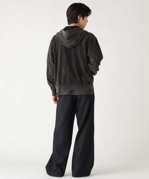 Alpha Industries（アルファインダストリーズ）の「Alpha Industries/アルファインダストリーズ/SNOW WASH ZIP HOODIE/スノー ウォッシュ ジップ フーディー（パーカー・メンズ・ネイビー/その他5/グレー/ブラック/オリーブ系・L/M/S/XL/2XL）」の13枚目の写真