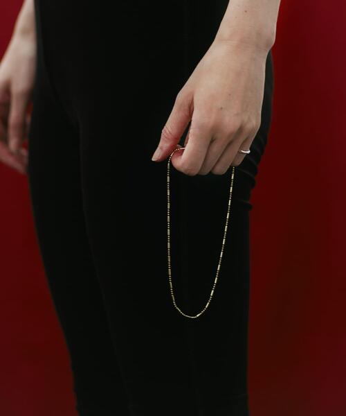 SMELLY（スメリー）の「SMELLY so’　uneven chain necklace（ネックレス・レディース・ゴールド・-）」の5枚目の写真