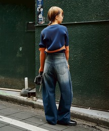 CONZ（コンズ）の「DARK WASH CURVED DENIM（デニムパンツ）」 - WEAR