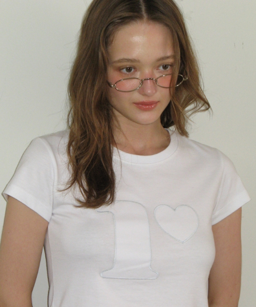 RONRON(ロンロン)の「R STITCH SHORT SLEEVE T SHIRT WHITE(Tシャツ/カットソー・レディース・その他・FREE)」の4枚目の写真