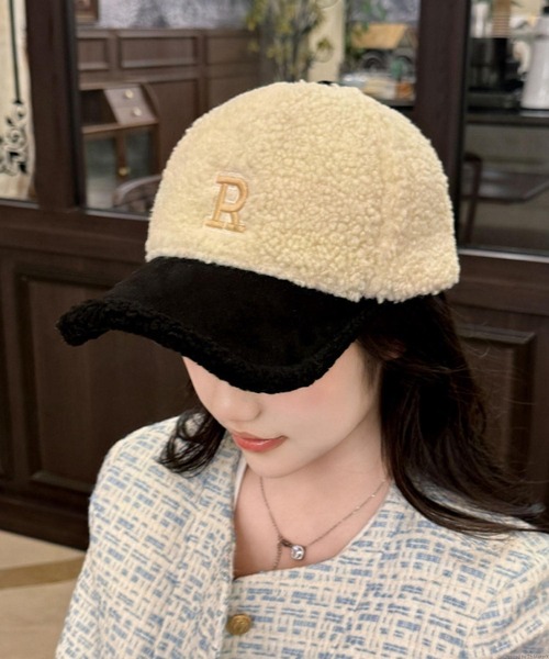 TONE SELECT GOODS（トーンセレクトグッズ）の「pur chouchou/もこもこ ボア キャップ P4514（キャップ・レディース・ブラック/グレー/ブラウン・FREE）」の2枚目の写真