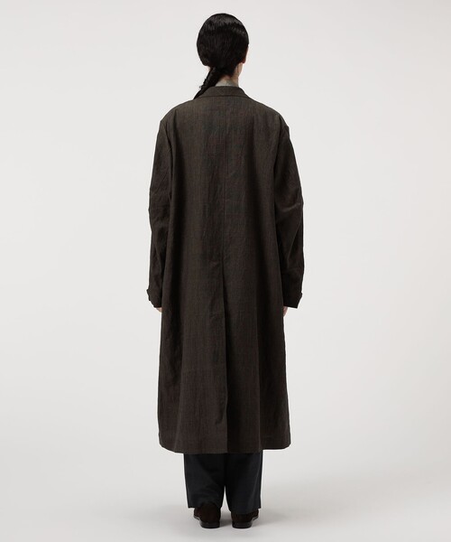 HAVERSACK ウールリネングレンチェック アトリエコート（その他