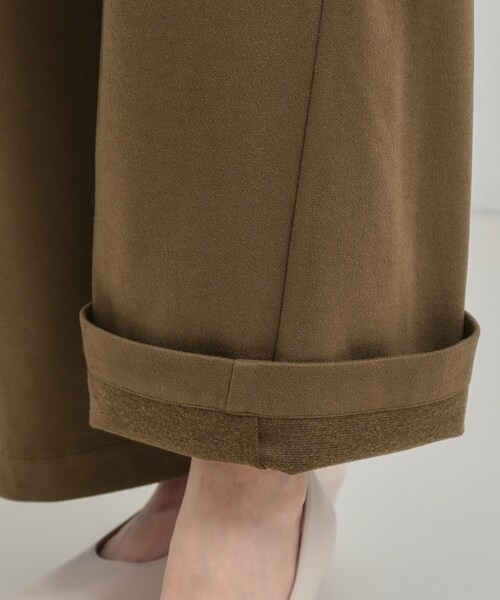 SHOO・LA・RUE（シューラルー）の「【あったか/S-LL】ゆるっとリラクシーに イージーワイドパンツ（その他パンツ・レディース・ブラック/グレー/ダークブラウン・01/02/03/04）」の8枚目の写真