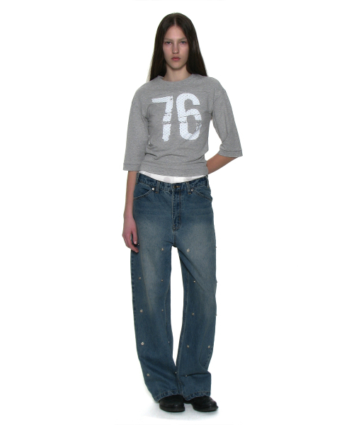 PARTIMENTO WOMEN(パルティメントウィメン)の「76 プリンテッド フットボール T_メランジ(Tシャツ/カットソー・レディース・その他・SMALL/MEDIUM)」の5枚目の写真