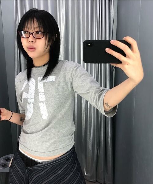 PARTIMENTO WOMEN(パルティメントウィメン)の「76 プリンテッド フットボール T_メランジ(Tシャツ/カットソー・レディース・その他・SMALL/MEDIUM)」の9枚目の写真