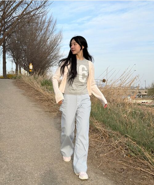 PARTIMENTO WOMEN(パルティメントウィメン)の「76 プリンテッド フットボール T_メランジ(Tシャツ/カットソー・レディース・その他・SMALL/MEDIUM)」の12枚目の写真
