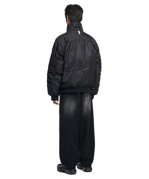 NOMANUAL（NOMANUAL）の「WAVE CURVED CORDUROY PANTS - BLACK（その他パンツ・レディース・その他・SMALL/MEDIUM/LARGE/X-LARGE）」の4枚目の写真