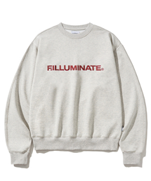 F.ILLUMINATE | シグニチャーアセンティックロゴスウェットシャツ-オートミール(スウェット)