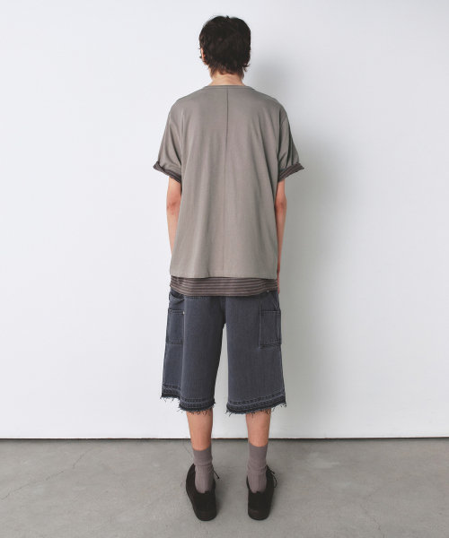 INSILENCE(インサイロンス)の「ライトウェイトレギュラーフィットTシャツ WORN GREY(Tシャツ/カットソー・レディース・その他・MEDIUM/LARGE/SMALL)」の4枚目の写真