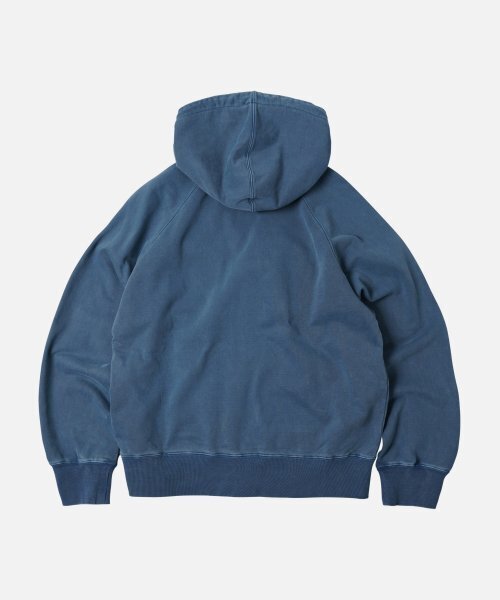 FRIZMWORKS(フリズムワークス)の「OG PIGMENT DYEING HOOD ZIPUP PARKA _ BLUE(パーカー・レディース・その他・LARGE/X-LARGE/SMALL/MEDIUM)」の2枚目の写真