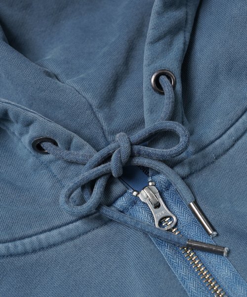 FRIZMWORKS(フリズムワークス)の「OG PIGMENT DYEING HOOD ZIPUP PARKA _ BLUE(パーカー・レディース・その他・LARGE/X-LARGE/SMALL/MEDIUM)」の4枚目の写真