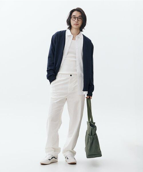 MUSINSA STANDARD（ムシンサスタンダード）の「[シティワーカーズ] テーパードコットンパンツ [オフホワイト]（その他パンツ・メンズ・その他・26/27/28/29/36/34/32/30/31/33/40/38/42）」の10枚目の写真