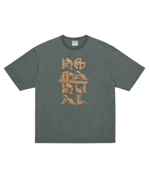 BLACK LETTER T-SHIRT - KHAKI