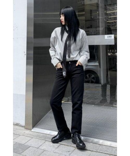 TAKEASY(テイクイージー)の「シティストライプオーバーシャツ(シティブラック)(シャツ/ブラウス・メンズ・その他・MEDIUM/LARGE/SMALL)」の19枚目の写真