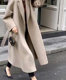 emi+（エミプラス）の「ウエストマックロングチェスターコート（チェスターコート）」