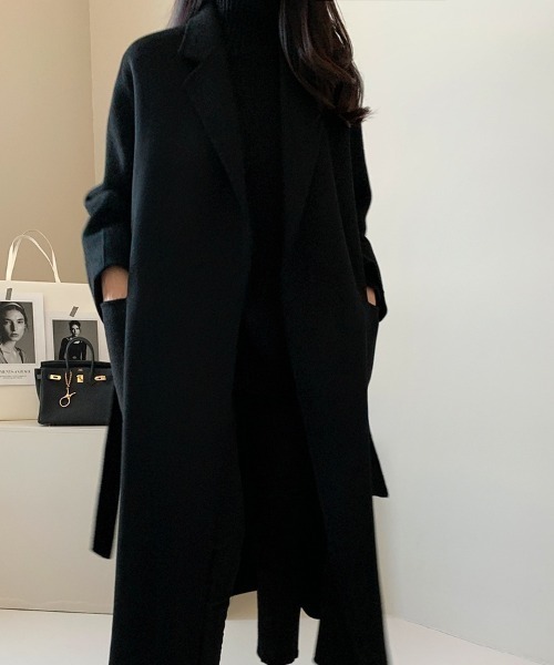 セール】ウエストマックロングチェスターコート（チェスターコート