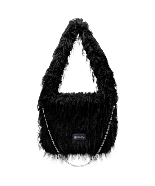 BLACKPURPLE(ブラックパープル)の「ベルバーバッグ Velvur Bag_ブラック(ショルダーバッグ・レディース・ブラック・FREE)」の1枚目の写真