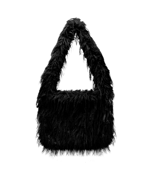 BLACKPURPLE(ブラックパープル)の「ベルバーバッグ Velvur Bag_ブラック(ショルダーバッグ・レディース・ブラック・FREE)」の2枚目の写真
