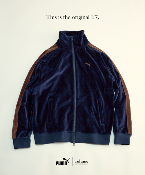 WEB限定追加》PUMA / プーマ 別注 ”T7” ベロア トラックジャケット