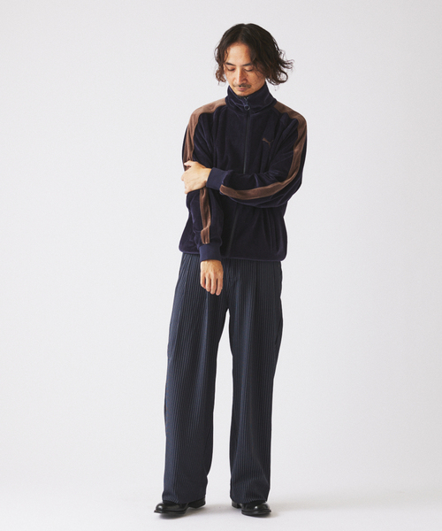 PUMA（プーマ）の「《WEB限定》PUMA / プーマ 別注 ”T7” ベロア トラックジャケット（その他トップス・メンズ・ネイビー・LARGE/X-LARGE）」の6枚目の写真