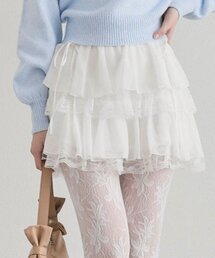 OLIVE des OLIVE | ラッフルティアードミニスカート(スカート)