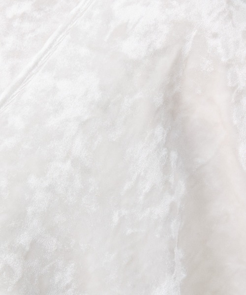 Rouge vif la cle(ルージュヴィフラクレ)の「【Keena/キーナ】【2枚セット】レイヤーVトップス/トップス/レイヤード/ベロア【WEB限定】(Tシャツ/カットソー・レディース・グレー・フリー)」の8枚目の写真