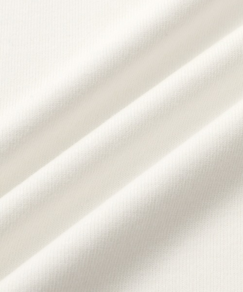 ADAM ET ROPE'（アダムエロペ）の「ダンボールポンチモックネック（Tシャツ/カットソー・メンズ・ホワイト/ブラック・M/LL/L）」の10枚目の写真