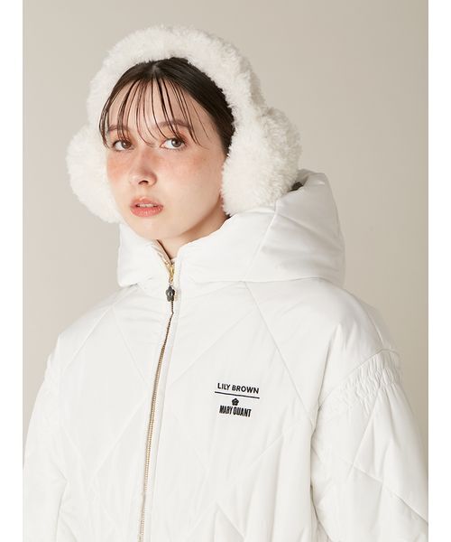 LILY BROWN（リリーブラウン）の「【LILY BROWN×MARY QUANT】クラシカルキルティングコート（その他アウター・レディース・ホワイト/ライトブルー/ブラック・F）」の16枚目の写真