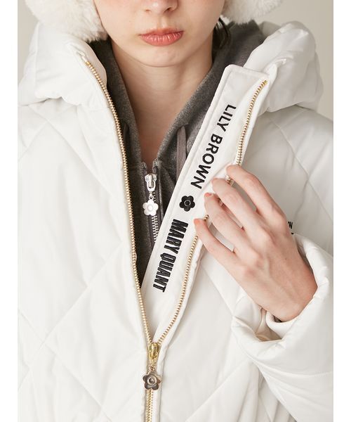 LILY BROWN（リリーブラウン）の「【LILY BROWN×MARY QUANT】クラシカルキルティングコート（その他アウター・レディース・ホワイト/ライトブルー/ブラック・F）」の20枚目の写真