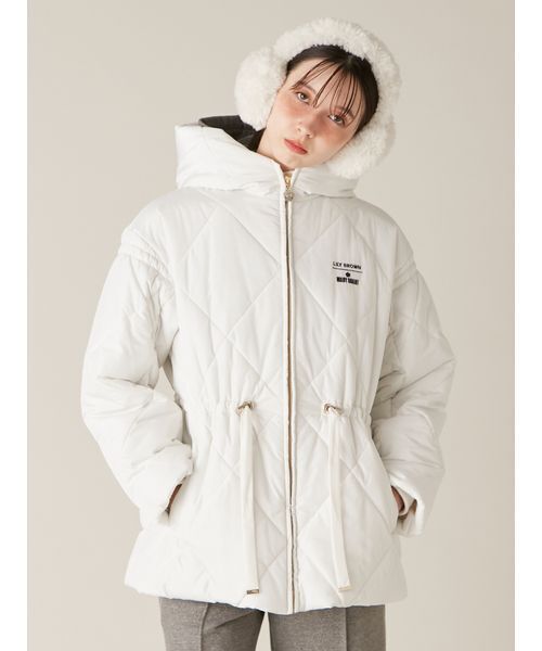 LILY BROWN×MARY QUANT】キルトダウンミドルコート（その他アウター