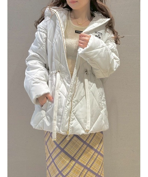 LILY BROWN × MARY QUANT キルトダウンミドルコート LILY BROWN×MARY QUANT】キルトダウンミドルコート（その他アウター