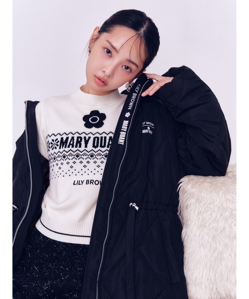 LILY BROWN×MARY QUANT】キルトダウンミドルコート（その他アウター