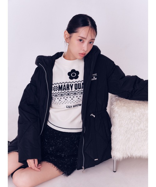 LILY BROWN×MARY QUANT】キルトダウンミドルコート（その他アウター