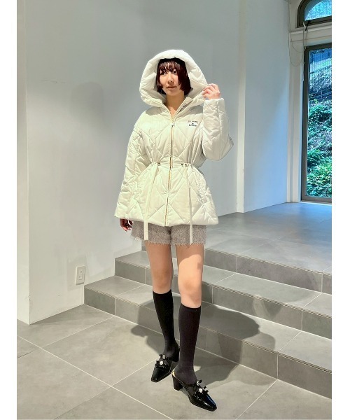 LILY BROWN×MARY QUANT】キルトダウンミドルコート（その他アウター