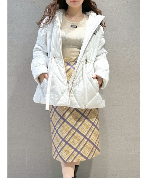 LILY BROWN（リリーブラウン）の「【LILY BROWN×MARY QUANT】クラシカルキルティングコート（その他アウター・レディース・ホワイト/ライトブルー/ブラック・F）」の20枚目の写真