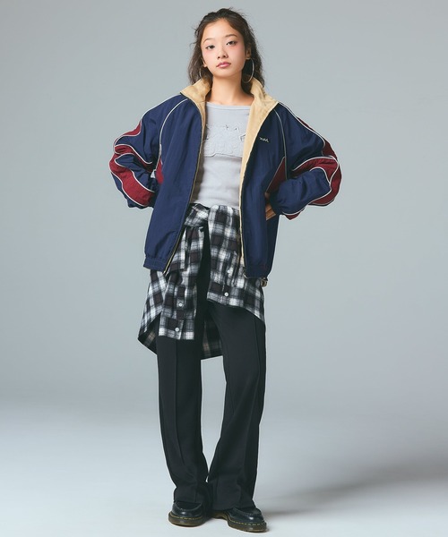 DOUBLE FACE REVERSIBLE JACKET（ナイロンジャケット）｜X-girl