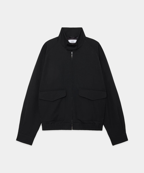 markaware(マーカウェア)の「【markaware/marka】ウールギャバワッシャータンブラー / ドッグイヤージャケット/DOG EAR JACKET(ブルゾン・メンズ・ブラック/グレー・1/2)」の8枚目の写真