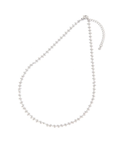 BAYFLOW（ベイフロー）の「ステンレスデザインチェーンネックレス（ネックレス・レディース・イエロー/ライトグレー・FREE）」の3枚目の写真