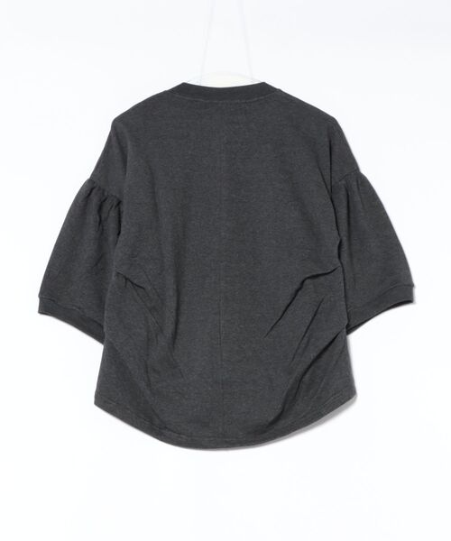 gomme（ゴム）の「ギャザースリーブカーディガン（カーディガン/ボレロ・レディース・ブラック/チャコールグレー・MEDIUM）」の13枚目の写真