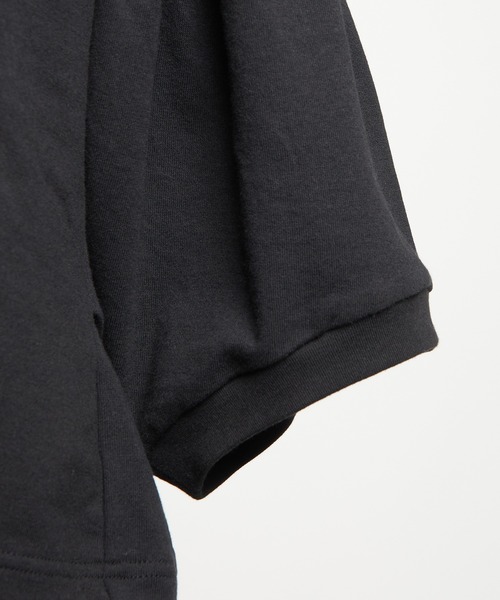 gomme（ゴム）の「ギャザースリーブカーディガン（カーディガン/ボレロ・レディース・ブラック/チャコールグレー・MEDIUM）」の8枚目の写真