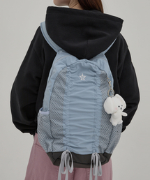 Half String Nylon Backpack Gray（バックパック/リュック）｜WaiKei