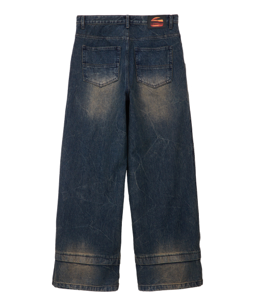MIDSUN(ミッドサン)の「Dirt Distance Jeans-Dirt Blue(デニムパンツ・レディース・その他・MEDIUM/LARGE/X-LARGE)」の2枚目の写真