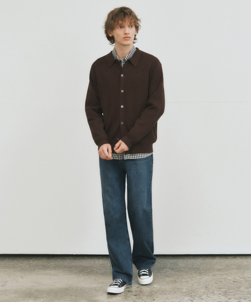 WEDNESDAY OASIS（ウェンズデーオアシス）の「テーラードフェイドウォッシングデニムパンツ_MEDIUM BLUE(W25-PT23)（デニムパンツ・メンズ・ブルー・MEDIUM/LARGE）」の4枚目の写真