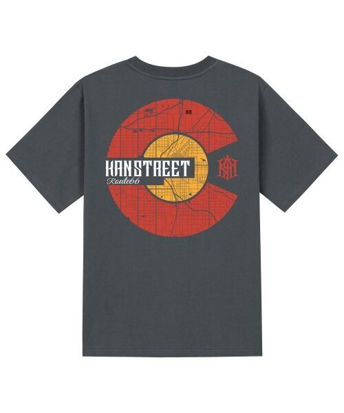 KAN6312(カン6312)の「KTG0083 ルート66 半袖Tシャツ - グレー(Tシャツ/カットソー・メンズ・その他・X-LARGE/MEDIUM/SMALL/LARGE)」の1枚目の写真