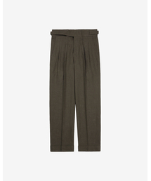 sortie（ソルティ）の「8s Linen Gurkha Trousers (Brown)（スラックス）」