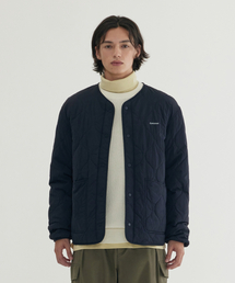 ショートキルティングジャケット ダークネイビー