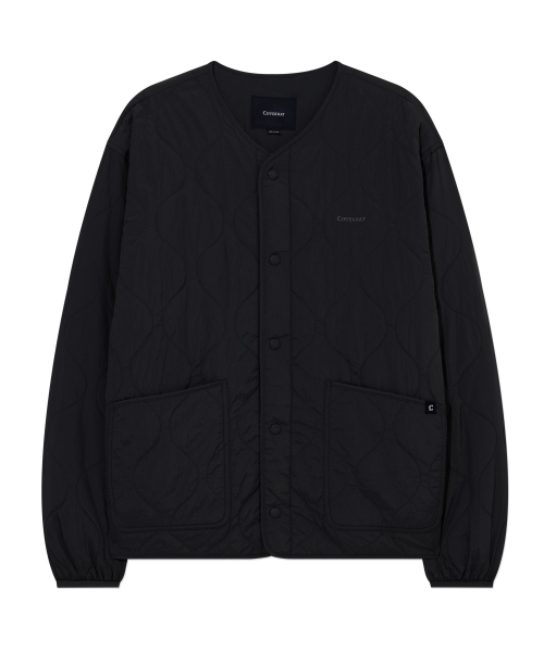 COVERNAT（カバーナット）の「ショートキルティングジャケット ダークネイビー（ダウンジャケット/コート・メンズ・その他・X-SMALL/SMALL/MEDIUM/LARGE/X-LARGE/XX-LARGE）」の2枚目の写真